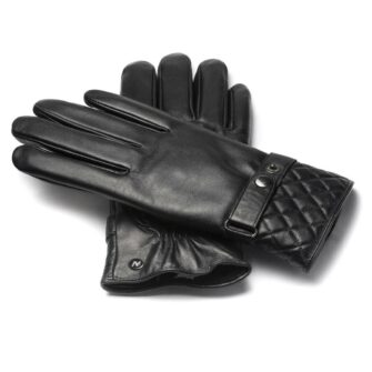 napoMODERN (schwarz) - Herren-Winterhandschuhe mit Fütterung und Touchscreen-Technologie
