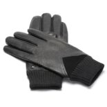 napoSPORT (schwarz) - Herren-Winterhandschuhe mit Fütterung und Touchscreen-Technologie