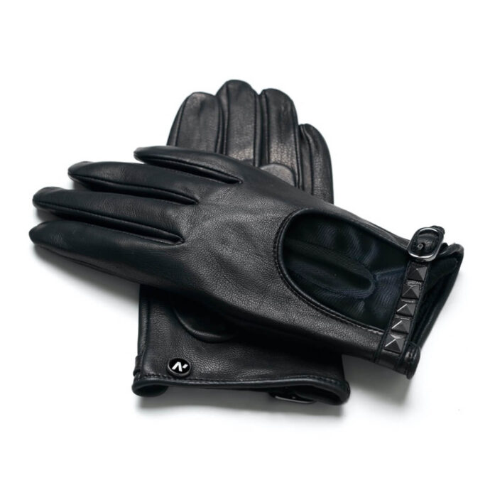 napoROCK (schwarz) - Damen-Autohandschuhe mit Sommerfütterung mit Touchscreen-Technologie