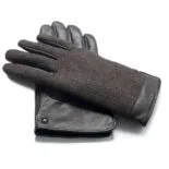 napoGENT (braun) - Herren-Winterhandschuhe mit Fütterung und Touchscreen-Technologie