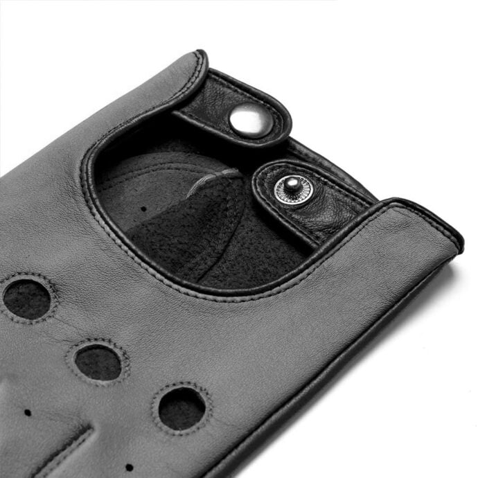 napoDRIVE (schwarz/grau) - Herren-Autohandschuhe ohne Fütterung mit Touchscreen-Technologie #2
