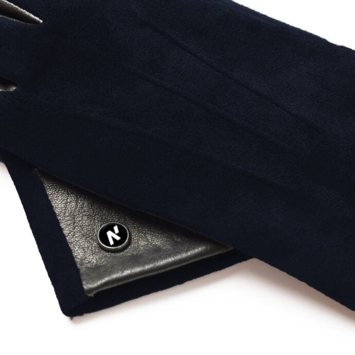napoROSE (schwarz/dunkelblau) - Damen-Winterhandschuhe mit Fütterung und Touchscreen-Technologie #2