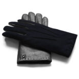 napoSUEDE (schwarz/dunkelblau) - Herren-Winterhandschuhe mit Kaschmir-Fütterung und Touchscreen-Technologie #3