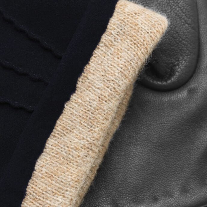 napoSUEDE (schwarz/dunkelblau) - Herren-Winterhandschuhe mit Kaschmir-Fütterung und Touchscreen-Technologie #2