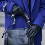 Touchscreen gloves eco leather