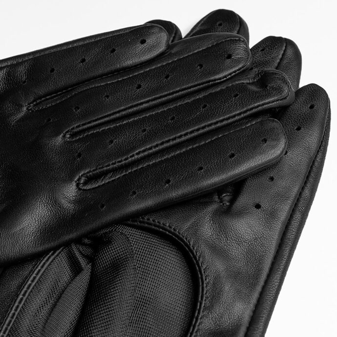 Autohandschuhe für Damen schwarz
