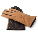 Schöne braune Handschuhe