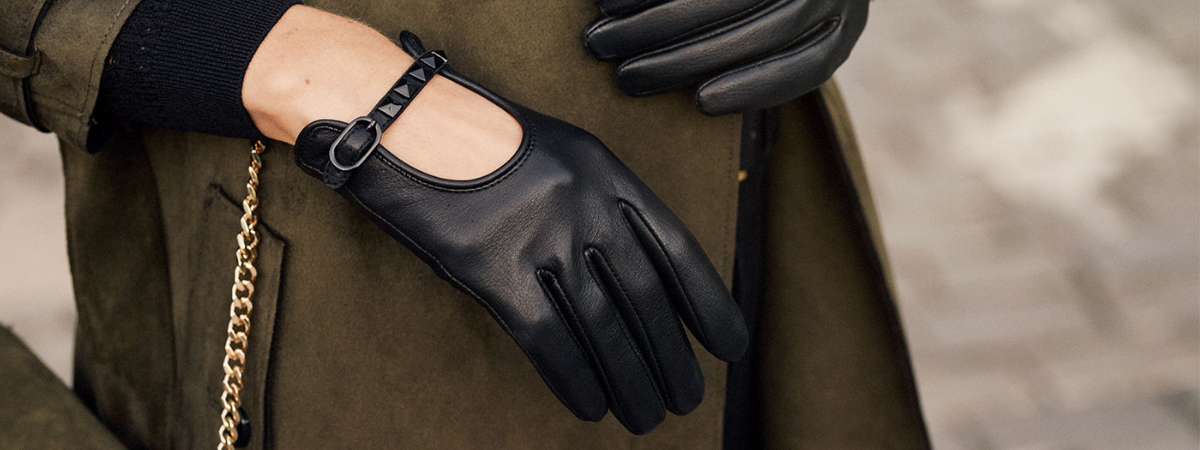 Lederhandschuhe für Frauen