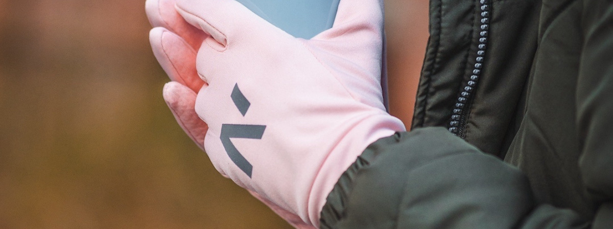 Damen-Sporthandschuhe in rose