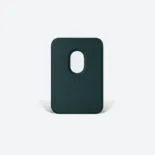 Kartenetui aus grünem Leder für das iPhone